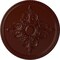 Ekena Millwork Milton Ceiling Medallion (Fits Canopies up to 7 7/8"), 40 5/8"OD x 1 3/4"P, Brushed Mahogany CM40MIBMF - alternate 1